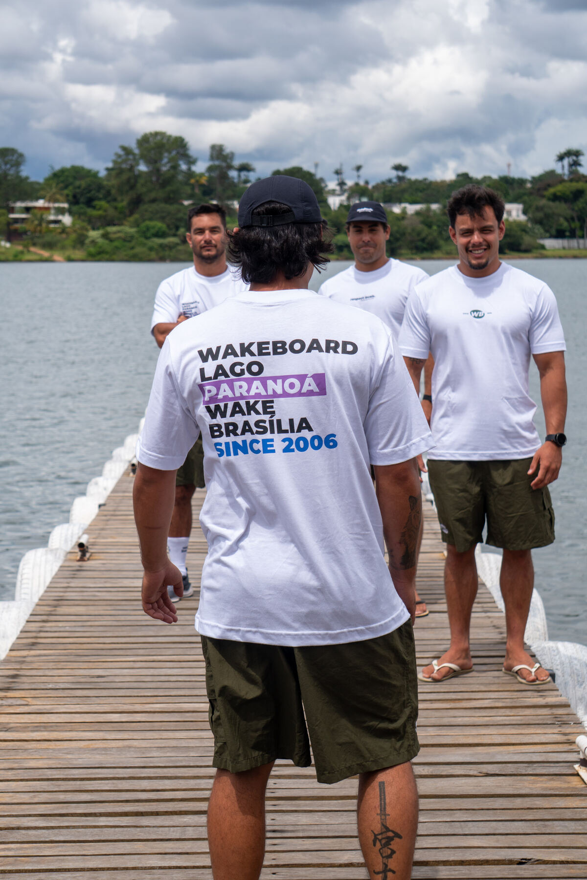 Boné WB Clothing da escola de wakeboard Wake Brasília